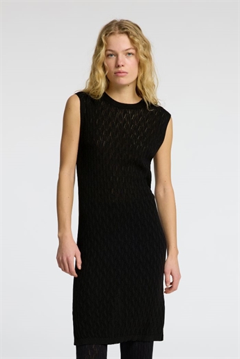AGY Knit Dress, Black
